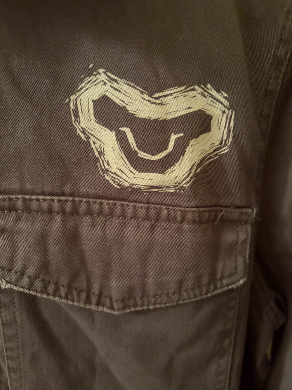 Disney Gray Utility Jacket with Lion King Patch - Women's - Picture 3 of 6